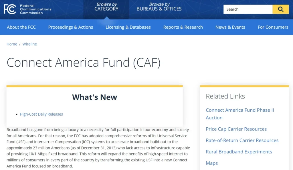 Connect America Fund